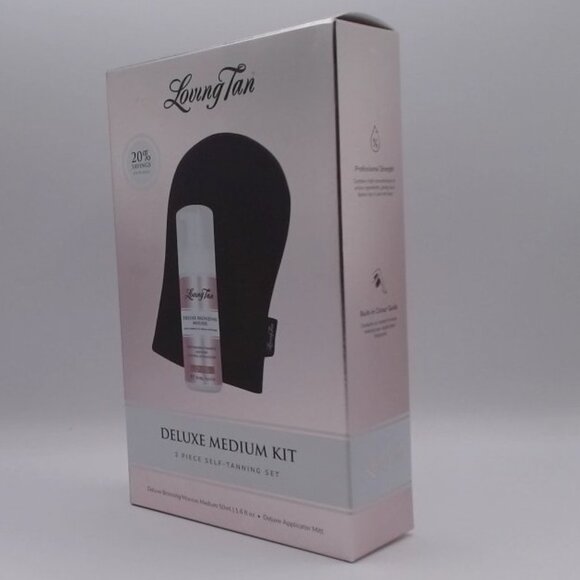 Loving Tan Deluxe Medium Kit – Bronzing Mousse + Mitt, Travel Size - Picture 2 of 3